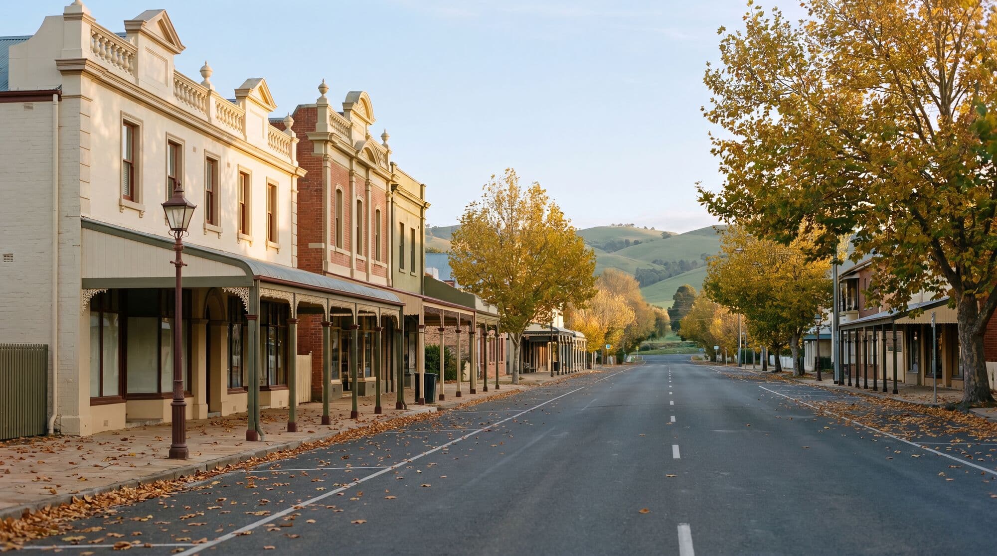 Central West NSW country town streetscape