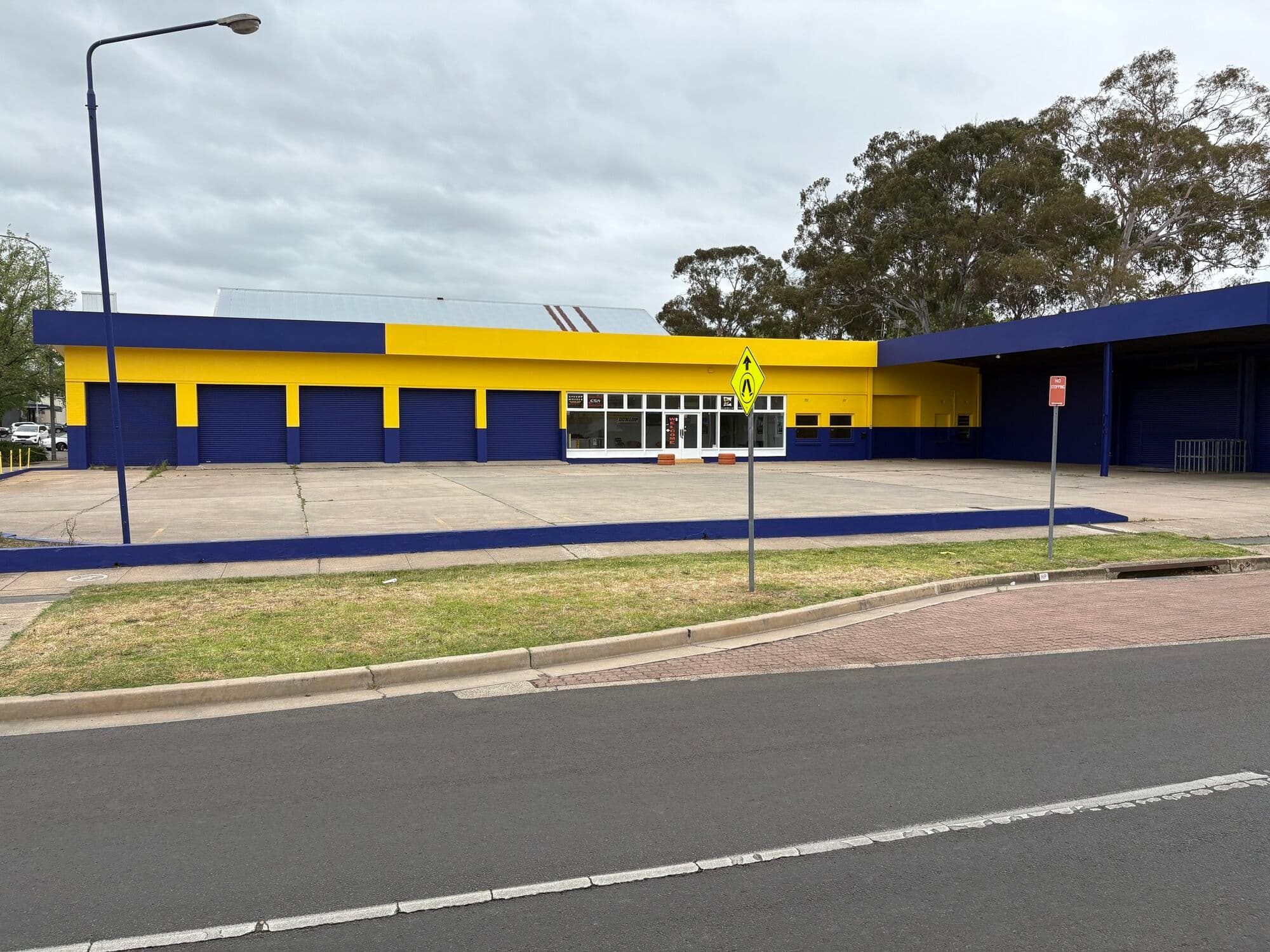 Commercial building exterior