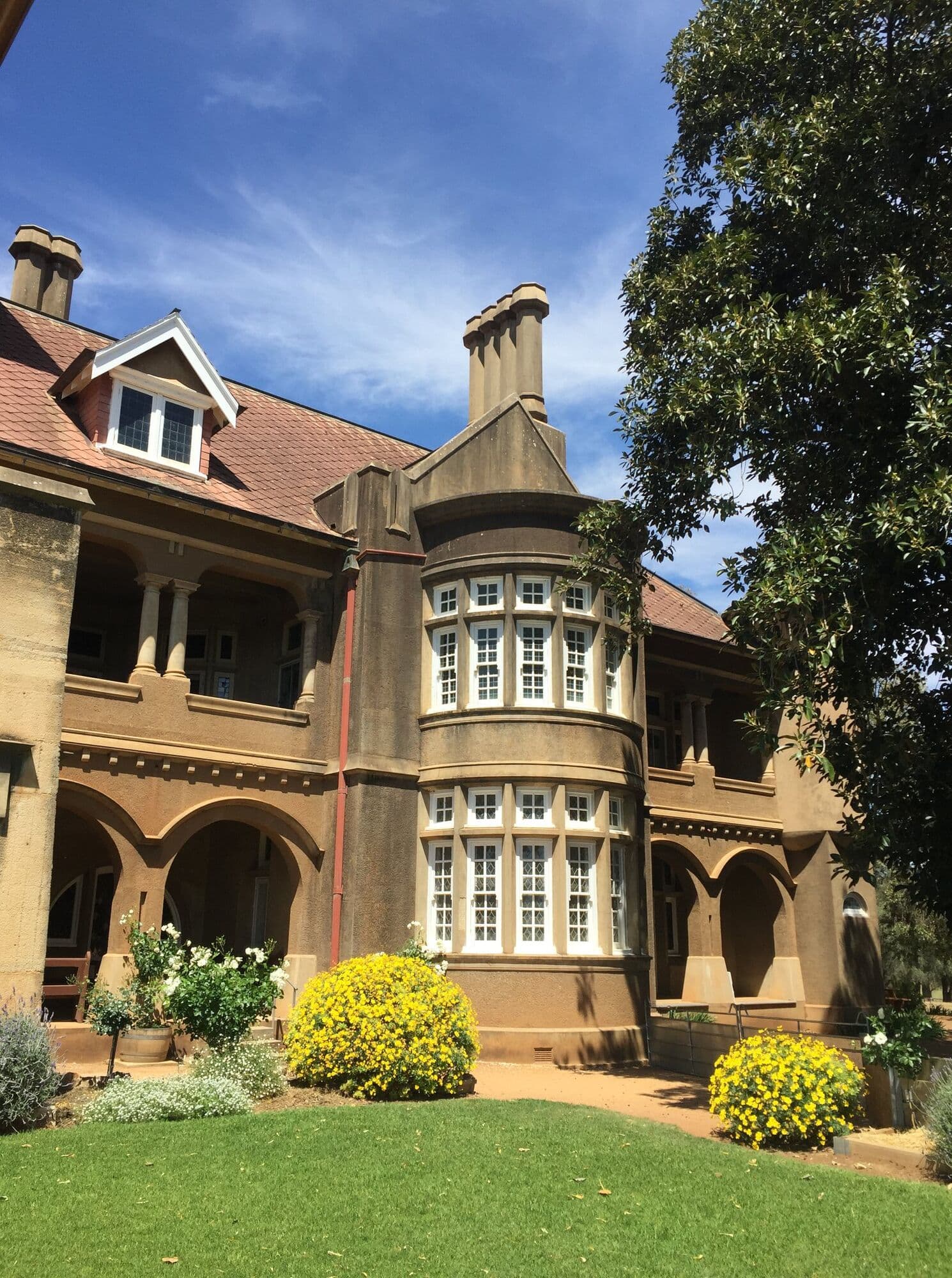 Heritage mansion turret detail