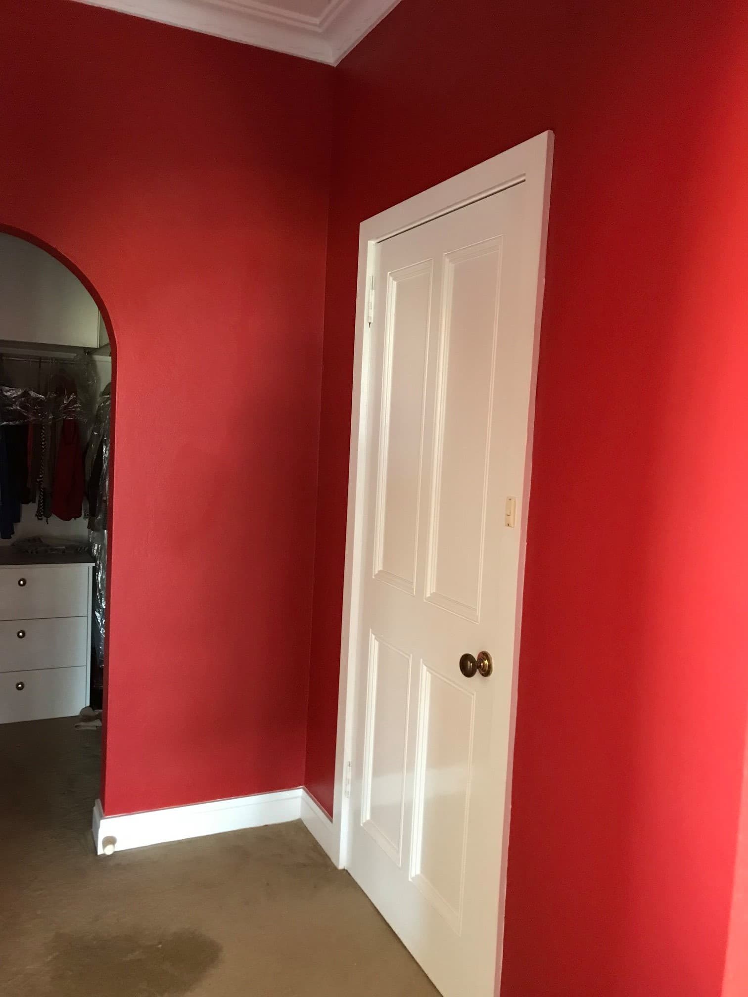Red hallway