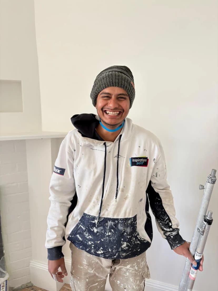 Ibrahim — Paint Hand at Murrays Painting